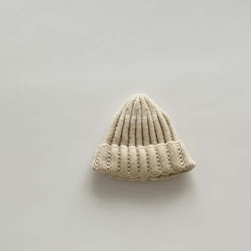 Baby Basic Solid Color Knitted Beanie