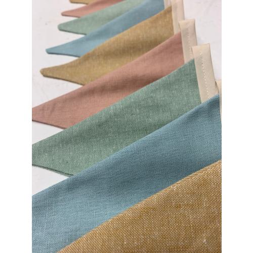 Linen Bunting Duck Egg, Sage & Mustard Fabric Bunting Baby Shower Nursery Decor Wall Hanging Baby Room Linen Decor Garland - Etsy