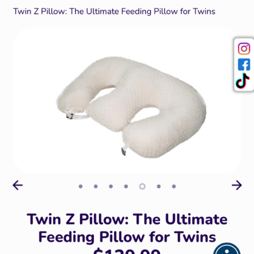 Twin Z Pillow: The Ultimate Feeding Pillow for Twins
