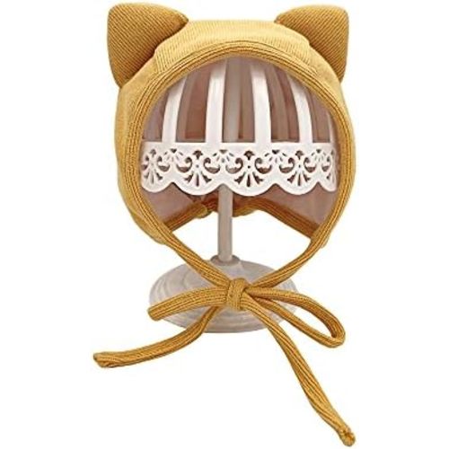 Baby Hat Bonnet Soft Cotton Toddler Girls Boys Cap Baby Bear Ears Infant Beanie