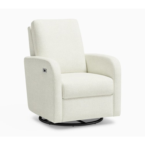 Harper Power Recliner Performance Basketweave Slub Ivory