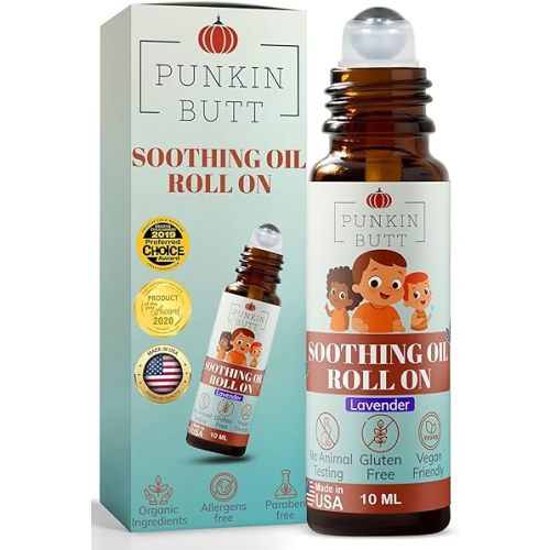 Punkin Butt Lavender Teething & Soothing Oil Roller | Natural Topical Calming Relief