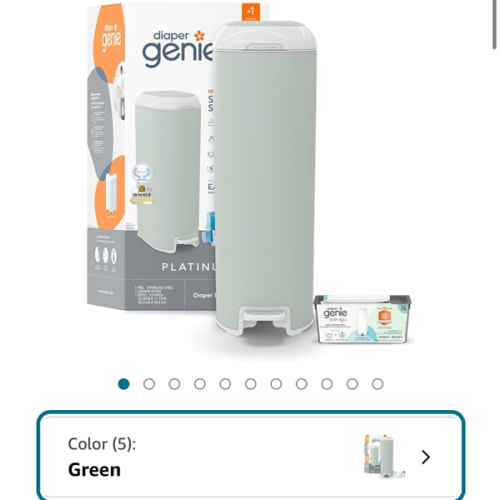 Amazon.com: Diaper Genie: Platinum Pail