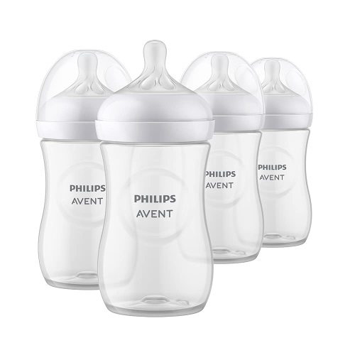 Philips Avent Natural Baby Bottle, Anti-Colic, 9oz, 4pk, SCY903/04