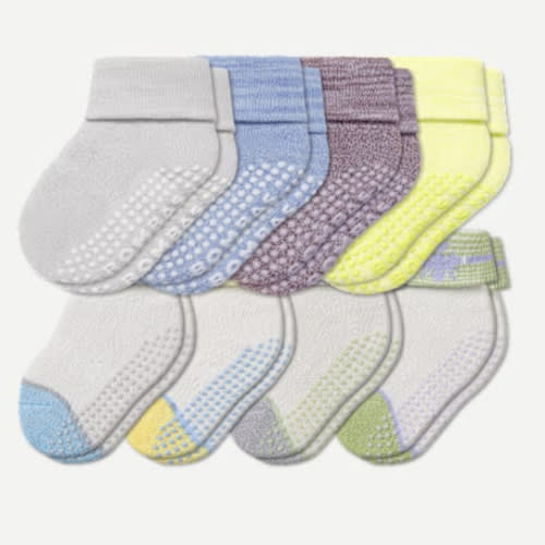 Baby Gripper Socks 8-Pack (6-12 Months) - Bombas