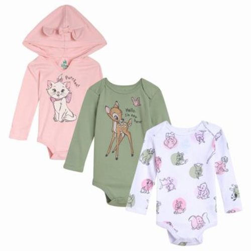Disney Minnie Mouse Infant Baby Girls 3 Pack Cosplay Bodysuits Pink 12 Months