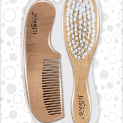 Dr. Brown's Soft and Safe Baby Brush + Comb