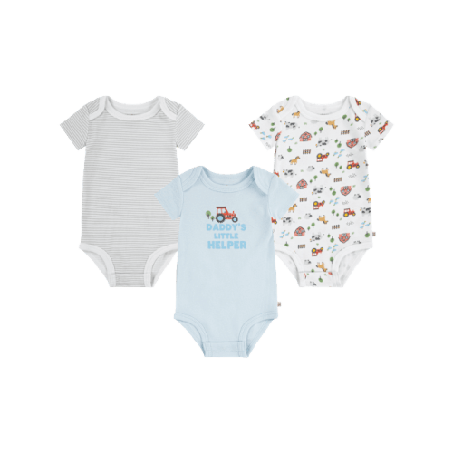 Baby Boys Huggies™ Truck Bodysuit 3-Pack - Blue