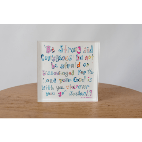 Joshua acrylic block – Chelsea McShane Art