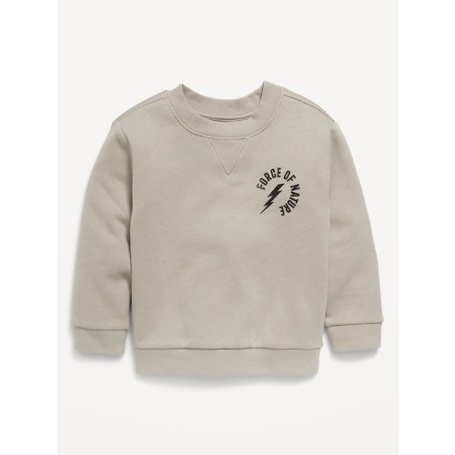Crew-Neck Graphic Sweatshirt for Toddler Boys
