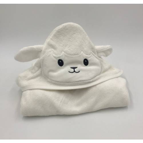 Baby hooded towel-Lamb Hooded Towel-LambTowel- Bath Towel-Newborn Towel-Bamboo Hooded Towel-Toddler Towel-Super Soft Towel-Soft Towel