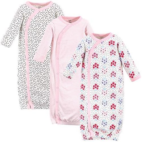 Touched by Nature Baby Girls' Organic Cotton Kimono Gowns