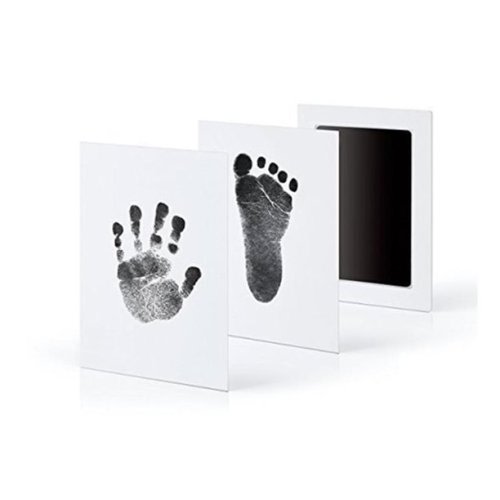 Baby Care Non-Toxic Baby Handprint Footprint Imprint Kit Infant Souvenirs Casting Clay To Newborn Footprint Ink Pad Infant