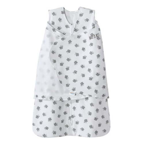 Halo® Sleepsack® Swaddle, 100% Cotton, White Lamb Scribble, Newborn, Unisex, 0-3 Months