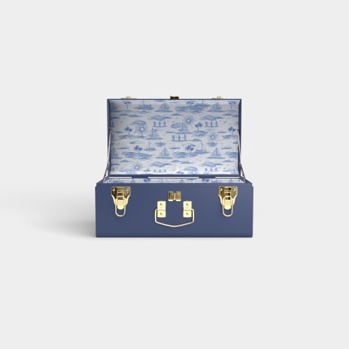 Mini Trunk - Navy - Island Hopper / Embroidery