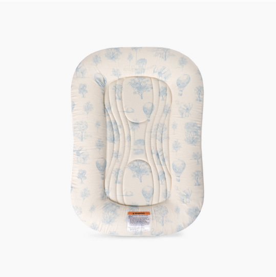 Infant Lounger Wave | Blue Toile