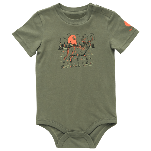 Carhartt Deer Short-Sleeve Bodysuit for Babies