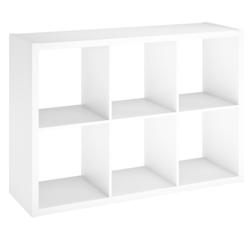 ClosetMaid 30-Inches H x 43.82-Inches W x 13.5-Inches D White Wood laminate 6 Cube organizer