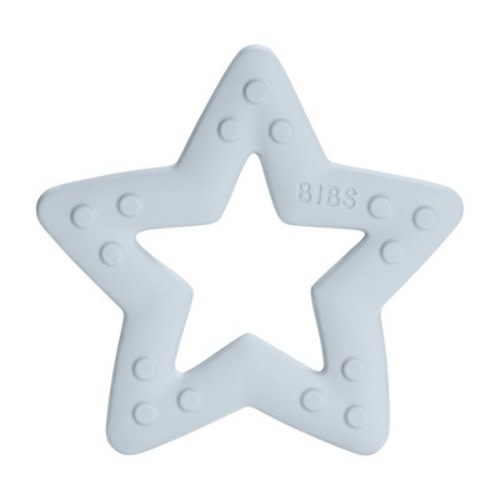 Bibs Baby Bitie Star Teether, Color: Baby Blue
