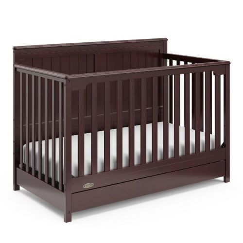 Graco Hadley 5-in-1 Convertible Crib with Drawer Espresso