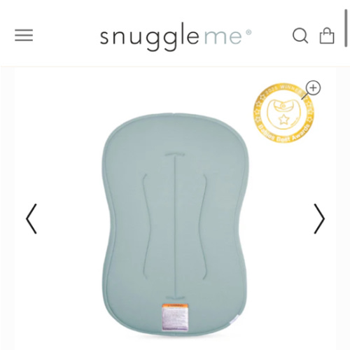 Snuggle Me Organic Lounger Curve | Slate