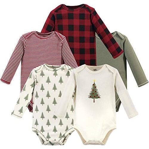 Touched by Nature baby-girls Organic Cotton Long-sleeve Bodysuits