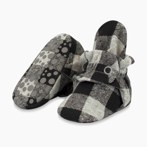 Zutano Buffalo Check Gripper Bootie - Buffalo Check, 12M