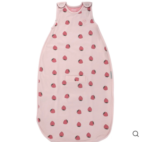 4 Season® Ultimate Baby Sleep Bag, Merino Wool & Organic Cotton, Strawberry