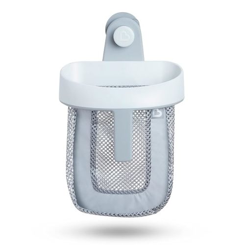 Munchkin® Super Scoop™ Hanging Bath Toy Storage with Quick Drying Mesh, Grey - Bath Toy Scoop
