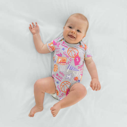 Pink Slam Dunk Bodysuit – Little Sleepies