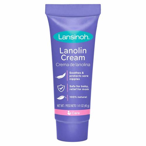 Lansinoh Lanolin Nipple Cream for Breastfeeding, 1.41 Ounce Full Size Tube, Soothing Lanolin Balm, Safe for Nursing Moms, Nursing Essentials