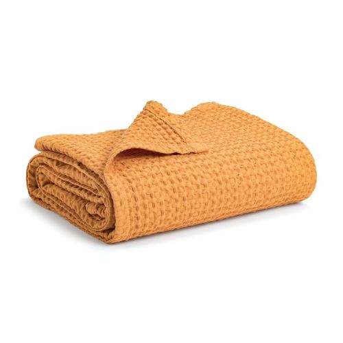 Simka Rose Waffle Cotton Soft Breathable Swaddle Blanket for Baby Nursery, Stroller & Crib - Receiving Blanket for Boys & Girls, Gender Neutral Toddler