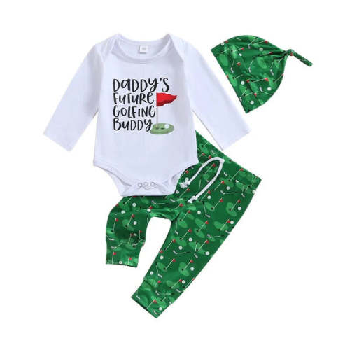 DADDY'S FUTURE GOLFING BUDDY Outfit - Hazel & Bo
