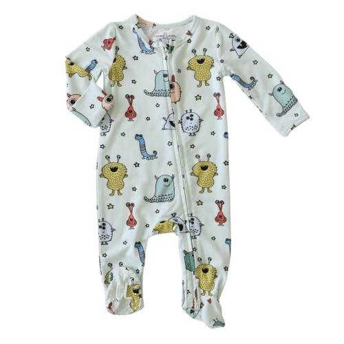 Monster Mash Zipper Footie