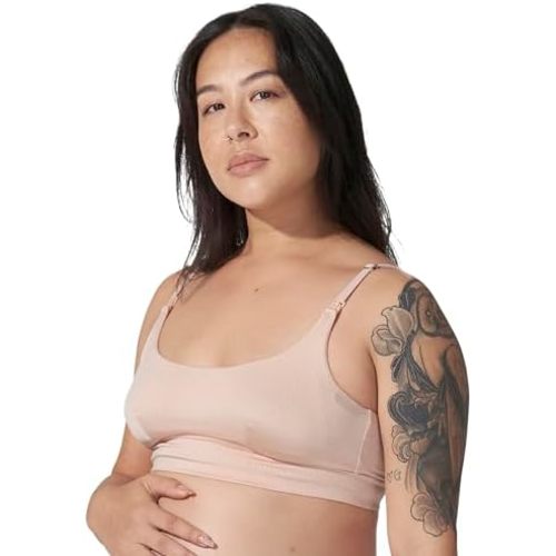 Everything Bra. Wireless Maternity & Nursing Bra for Pregnancy & Breastfeeding. InStyle's Best Maternity Bra. S-XL.