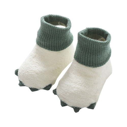 AJIWYH Preemie Socks,Small Paws Baby Socks Floor Socks Baby Cotton Socks Autumn Winter New Half Velvet Soft Skin Boys Girls Baby Boy Socks 12-18 Months White,0-6 Months