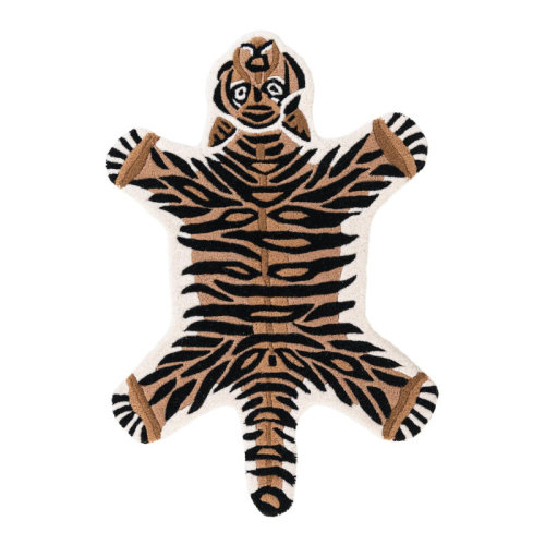 Unique Loom Tiger Playtime Kids Wool Rug | Wayfair