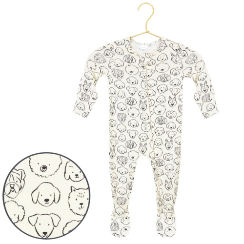 Dane Zipper Footies, 0-3 M
