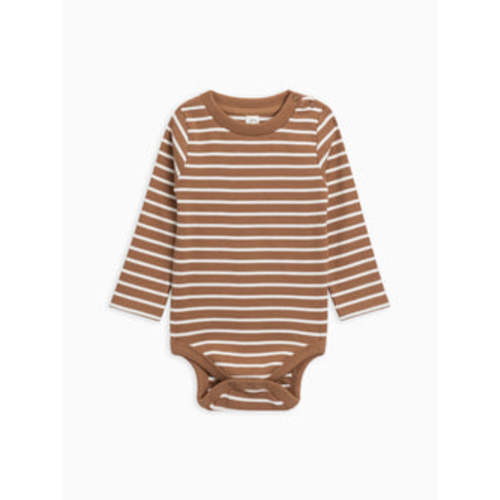 Sammy Ribbed Snap Shoulder Long Sleeve Bodysuit