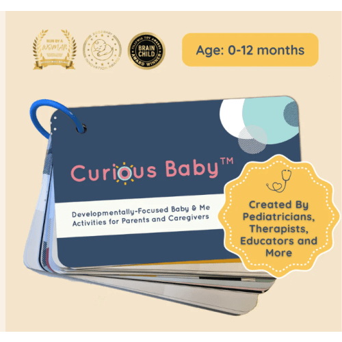 Infant Learning Cards - Curious Baby™ Activity Cards – Curious Baby Cards