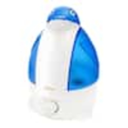 Crane 1 Gal. Adorable Ultrasonic Cool Mist Humidifier for Medium to Large Rooms up to 500 sq. ft. - Penguin EE-0865