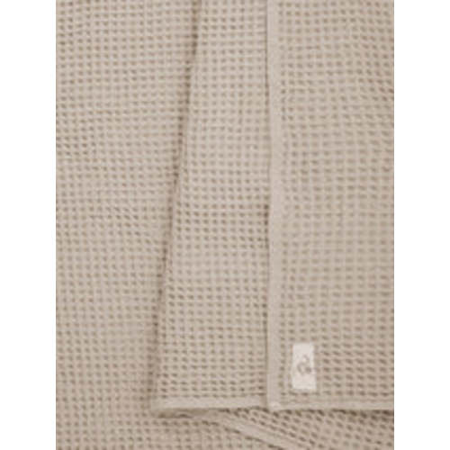 Little Fishies Waffle Blanket - Warm Taupe | Sand Cloud