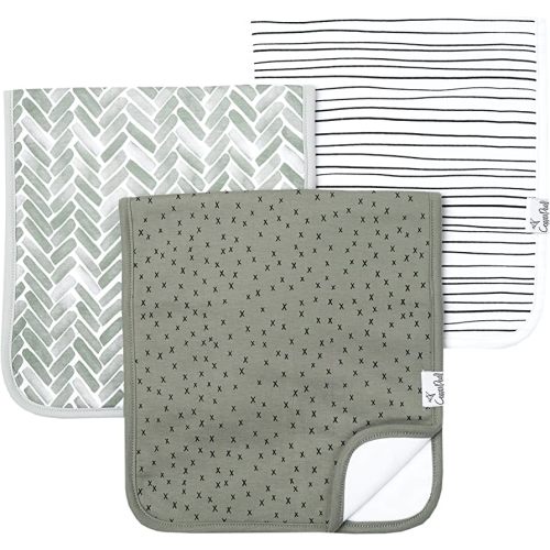 Amazon.com: Copper Pearl Premium Baby Burp Cloths - 3-Pack Large Cotton Burp Cloths, Extra Soft Spit Up Rags with 3 Absorbent Layers, Perfect for Baby Boy and Baby Girl Gifts (21" x 10" Size, Alta Set) : Baby
