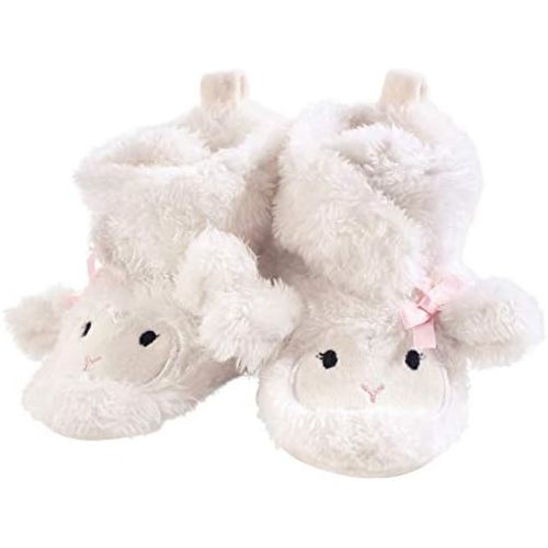 Hudson Baby Unisex Baby Cozy Fleece and Faux Sherpa Booties