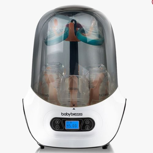 Baby Brezza Baby Bottle Sterilizer and Dryer Machine – Electric Steam Sterilization - Universal Fit - Pacifiers, Glass, Plastic, and Newborn Feeding Bottles