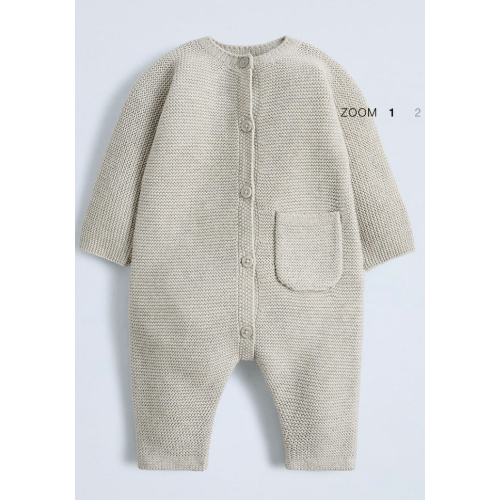 GARTER STITCH JUMPSUIT - Sand / Marl | ZARA United States