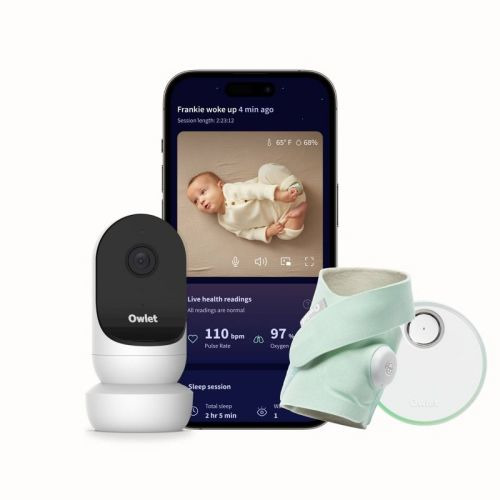 Owlet Dream Duo 2 Smart Baby Monitor - Includes Fda-cleared Dream Sock & Hd Video Wifi Camera