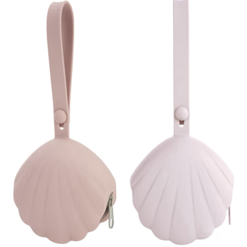 Silicone Pacifier Holder Case, Portable Leakproof Design Baby Pacifier Storage Case, BPA-Free, Easy Clean, 2 Pack