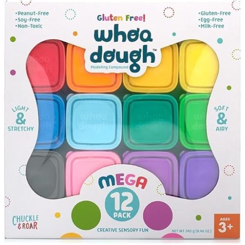 Whoa Dough Air Dry Clay Mega 12 Pack by Chuckle and Roar