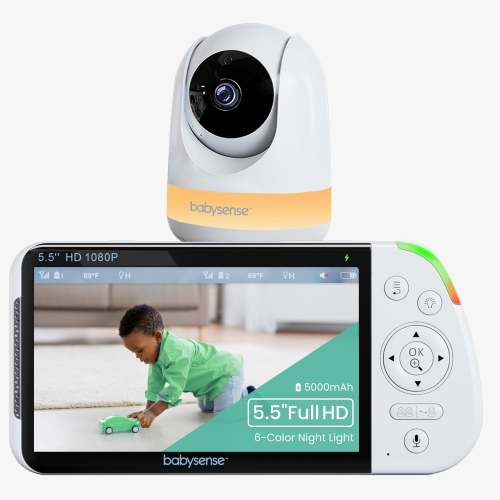Babysense MaxView: Best Baby Monitor With a Camera, Light & White Noise Machine